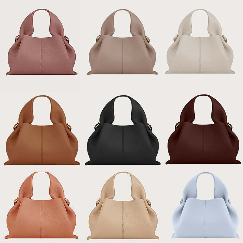 Designer Bag Le Cyme Mini Tonca Textured Duo Shoulder bag Camel Numero Tote Women Cross Body Bags Lady Handbag Leather Bag Half Moon Underarm