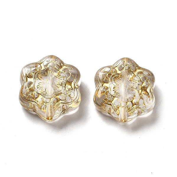 Transparent perles acryliques de placage