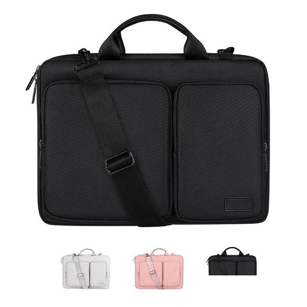 Laptop Cases Backpack Shoder Bag 13.3-14.1-15.4-15.6 Inch Waterproof Notebook Sleeve Case Lightweight Messenger Briefcase 1Xbjk210 Dhjx1