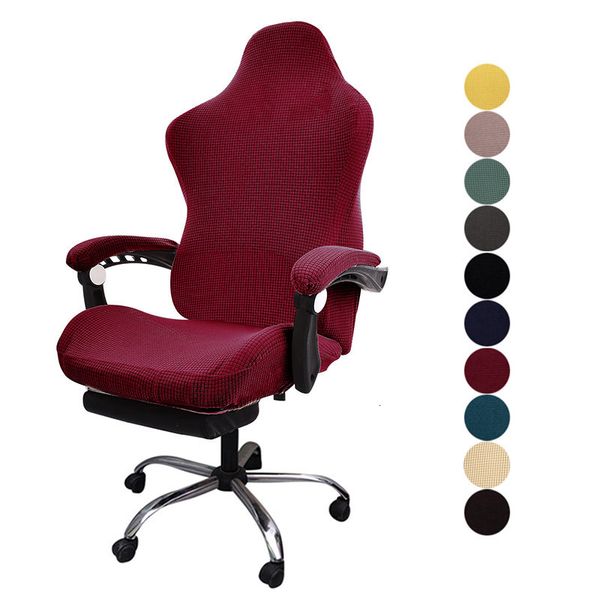 Chair Covers Jacquard Gaming Cover Stretch Office Computer Gamer Armchair Gamers Racing Seat Slipcovers Fundas Para Sillas 221202