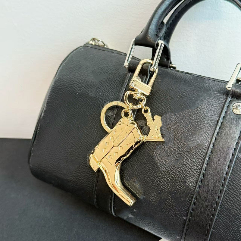 Luxury keychain classic purse charms boots Micro Charms Iconic Key Holder Lipstick Bag Charm pendant Sailor Chain Belt mixed-metal buckle exquisite