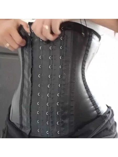 Short 9-bone waist trainer for women latex body shaper abdominal fitness equipment slimming belt compression belt waist sealL240727