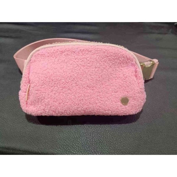 Lulubag Waist Bags Fashion Shoulder Bag Commuting Leisure Single Shoulder Diagonal Chest Plush New Style Casual Belt Pack Waterproof Adjusta