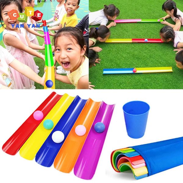 Children Outdoor Toys Pipeline Challenge Games Adults Team Building Activities Kids Sensory Integration Training Toy Ball Sports 250121