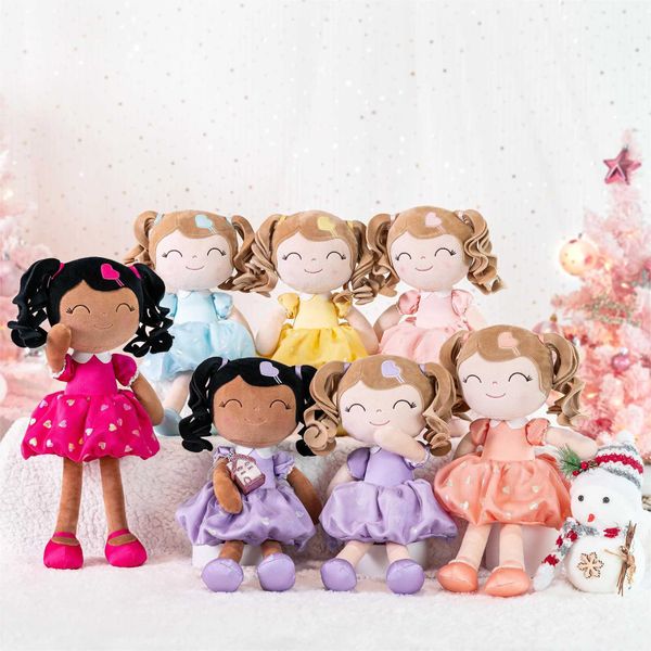Plush Dolls Gloveleya Plush Toy Girl Childrens Soft Toy Girl Birthday Gift Cute 2024 New Design Princess Co. Ltd. Baby Cute Doll Q241114