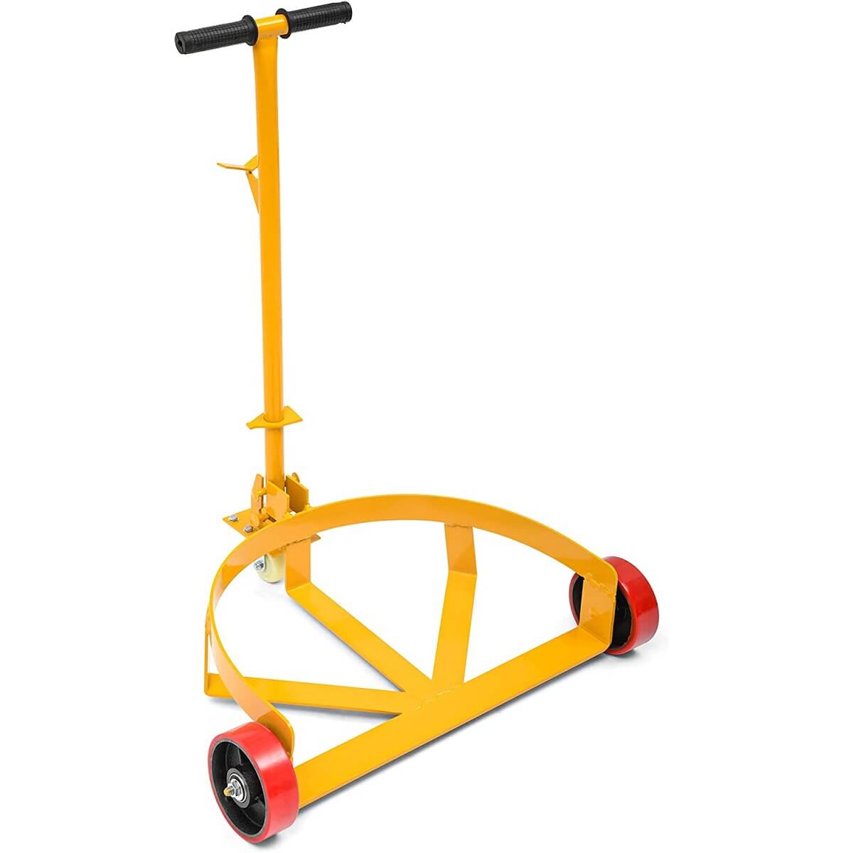 YITAMOTOR® 55 Gallon Drum Dolly, 1200lbs Capacity Drum Cart, Oil Drum Cart with Bung Wrench Handle and Poly-on-Steel Wheels