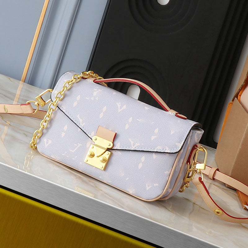 Designer Women&#039;s Shoulder Purse High Quality Handcrafted Handbag Women&#039;s Single shoulder crossbody Bag Small Square Handbag 21cm