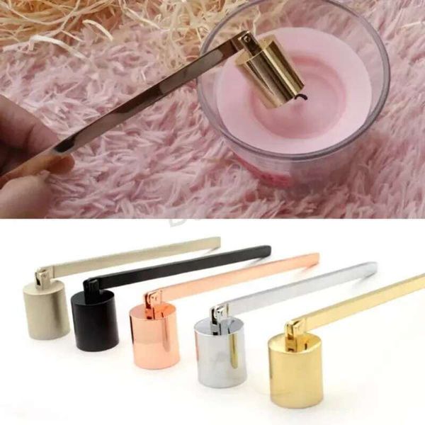 Novelty Items Candles Extinguisher Scented Bell Shaped Candle Snuffer Stainless Steel Handle Wick Snuffers Xu 0117
