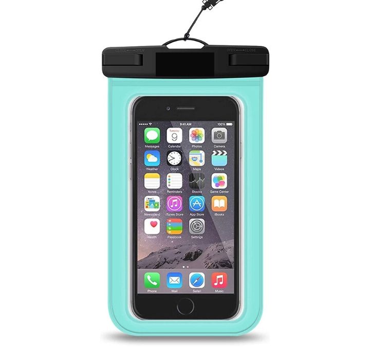 Universal Waterproof Pouch for Smartphones up to 6.9" (2-Pack) - Green