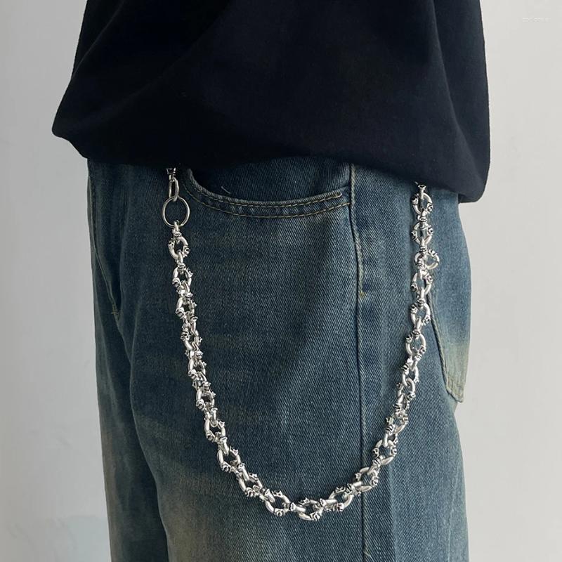 Keychains Ingemark Hip Hop Street Skull Long Wallet Belt Chain For Men Punk Trousers Hipster Pant Jeans Jewelry Accesories