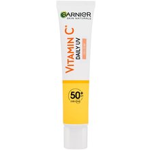 Garnier Skin Naturals Vitamin C Daily UV Glow SPF50+ - Daily skin-illuminating fluid with high UV protection and mineral pigments - 40 ml