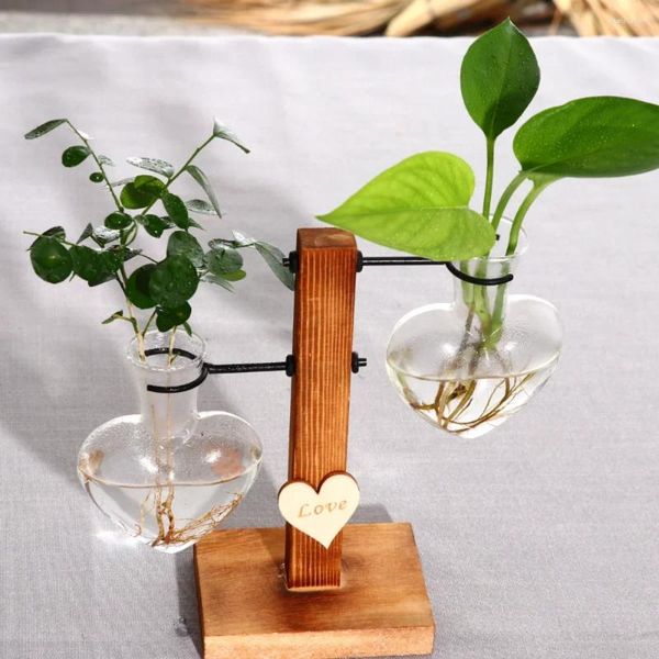 Vases Hydroponic Vase Vintage Desktop Plant Terrarium Planter Bulb Glass Water Planting Propagation Stations Home Decoration