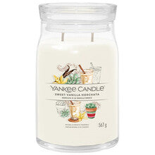 Yankee Candle Süße Vanille-Horchata Signature (süßes Vanillegetränk) – Duftkerze – 368,0 g