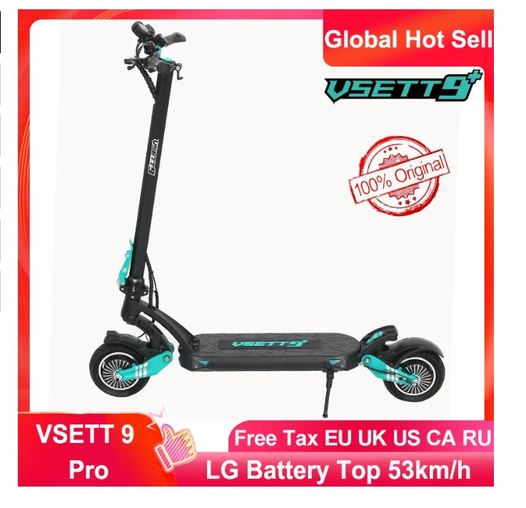2025 VSETT 9+ 9 PLUS Electric Scooter VSETT9 VSETT9+ Upgraded ZERO 9 Pro Hoverboard Double Drive Dual Motor 2 Engine Off Road VSSET
