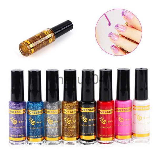 Nail Polish 7 Colors Nail Art Pen Striper Nail art Striper Pen With a Thin Brush Dotting Brush Nail Art Polishes Shimmers DIY Nail Tools x08