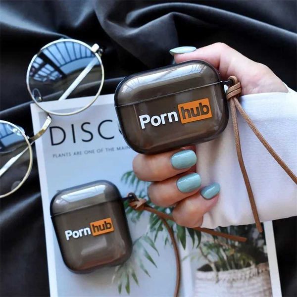 Earphone Accessories Creative Porn Hub Soft Cover for Airpods Case for AirPods Pro 2 Case Airpod Protective Skin Charging Box Sleeve Airpods