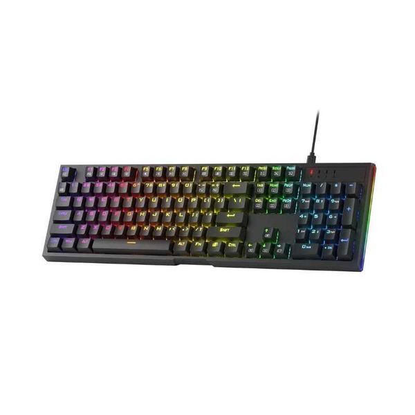 Keyboards Redragon K670 RGB Backlit Gaming Keyboard 104 Keys Hot-Swap Mechanical Keyboard Upgraded Socket Quiet Linear Red Switch H241123