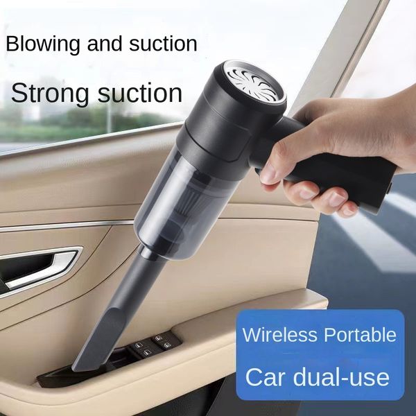 Car wireless wet and dry charging car household handheld mini high suction power vacuum cleaner