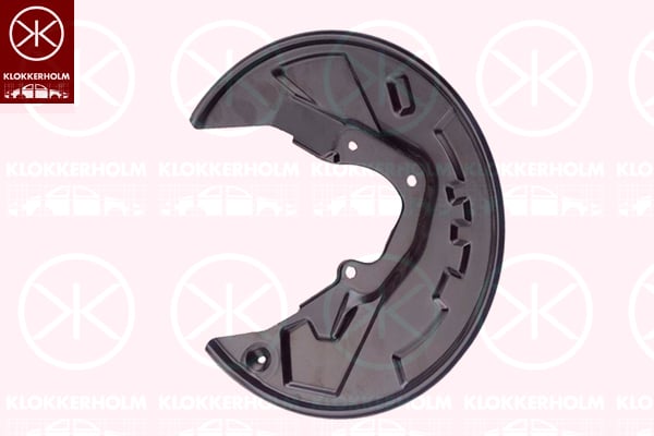 Splash Panel, brake disc KLOKKERHOLM 5551877