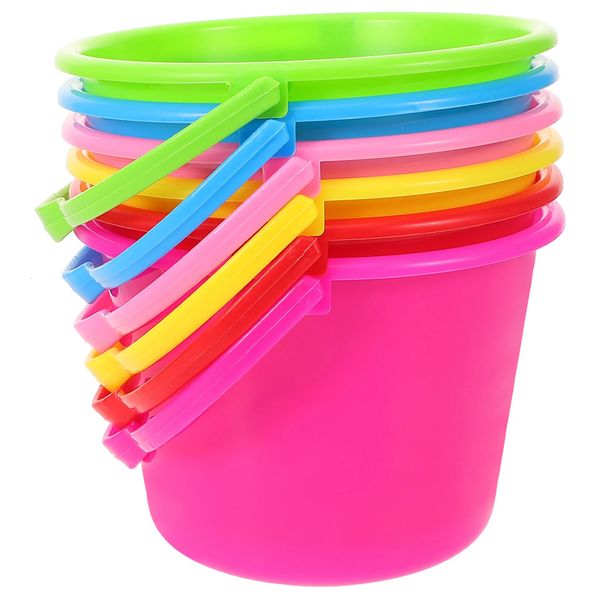 6 childrens beach buckets water toys outdoor sand pits and portable small items for playing 250110
