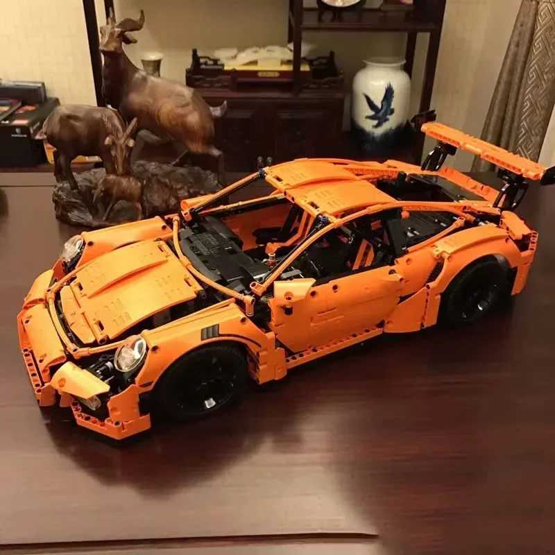 Compatible 42056 MOC Bricks 911 GT3 RS Technicial Car Toys Boys Christmas Gift Kids Constructor Model Building Blocks for AdultsXJ250102