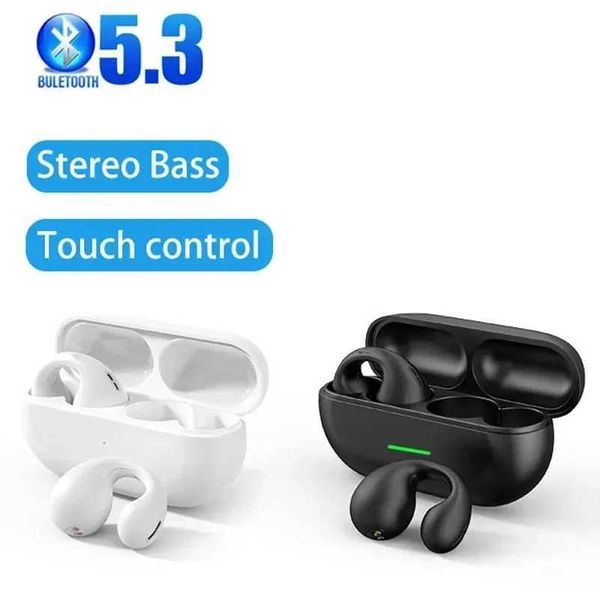 ss Bluetooth bone conduction earphones with ear clip for music noise cancellation high-definition calling sports gaming earphones CL250110