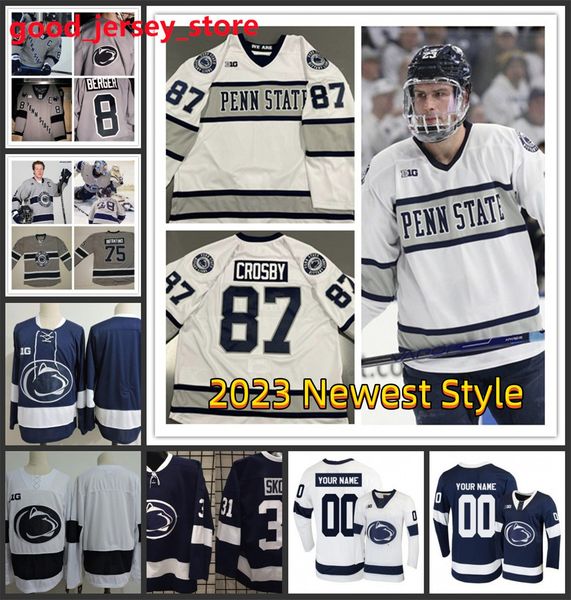 Penn State Nittany Lions Hockey Jersey Chase Berger Kevin Kerr 10 Brandon Biro 13 Nikita Pavlychev 3 Patrick Koudys Erik Autio Penn State Je