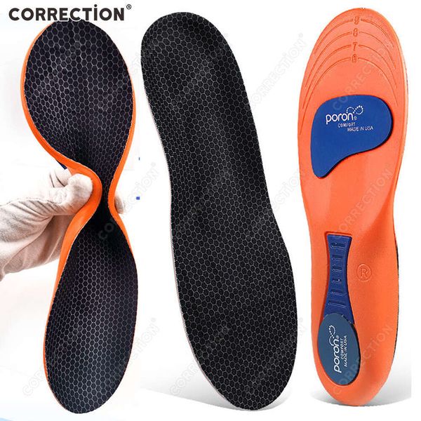 Sport Shoes Sole Shock Absorption Deodorant Breathable Cushion Running Insoles for Feet Man Women Orthopedic Insole