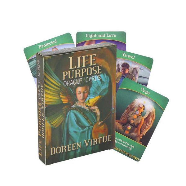 Life Purpose Oracle Cards Tarot Cards Family Prophecy Split Board Game Psychic Card Party Board Game Card Game W241114