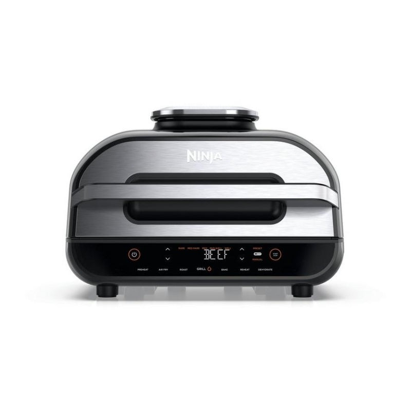 Ninja AG551UK Foodi MAX Health Grill and Air Fryer 3.8L - Black-Stainless Steel