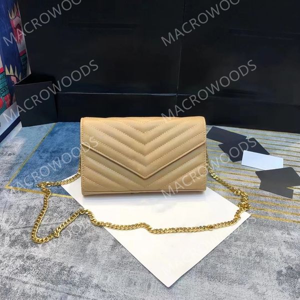 CASSANDRE Luxury Clutch Flap Plain Messenger bags Designer shoulder bags MATELASSE chain wallet in grain de poudre embossed leather Handbags