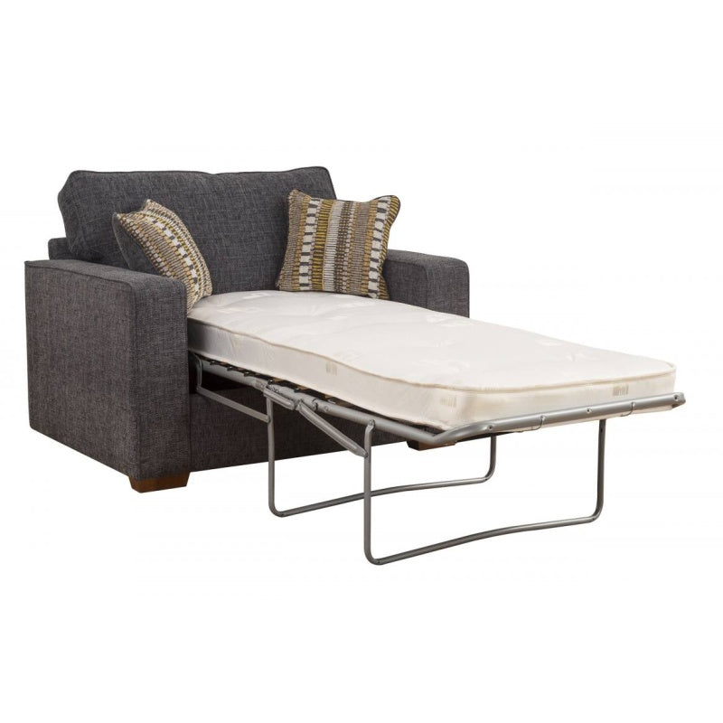 Bertie Standard Back Chair Bed - Grade C - Deluxe Sprung Mattress