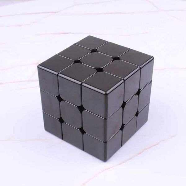 Pure Black Magnetic Magic Cube Embryo Professional Speed cubes Twist Game-Specific Monochrome Same Color Matching puzzlefor toysXJ241221