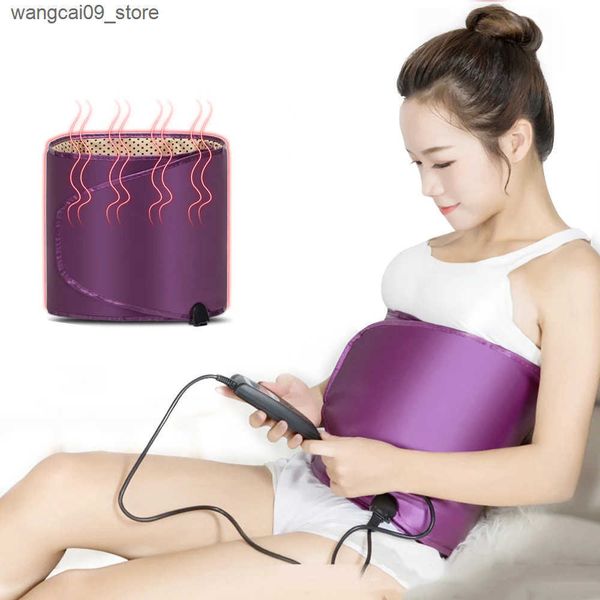 Electric massagers Electric Body Vibrating Shake Slimming Belt Belly Muscle Waist Trainer Massager Times Weight Loss Heating Fat Burning EU