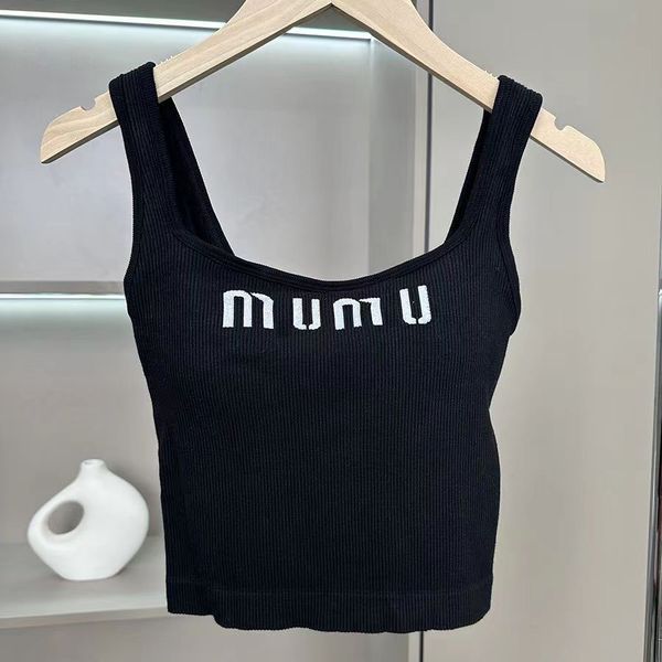 Woman Tshirts Vests Summer Shirts Blouse Camis Designer T Shirt Sleeveless Tank Knits Shirts Classic Tops Female Slim Vests Short Tees Shirt