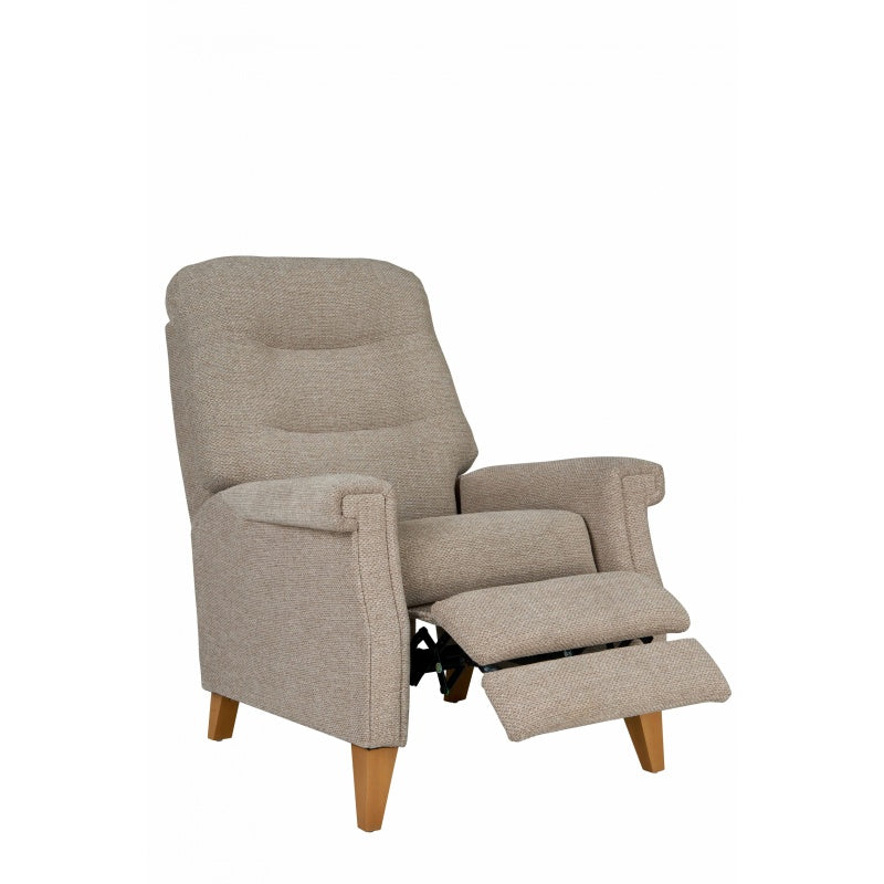 Celebrity Sandhurst Legged Recliner Chair - Aquaclean Fabric - Single Motor