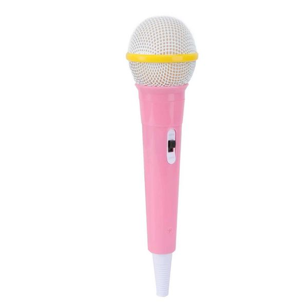 1 plastic childrens microphone model toy microphone music toy party performance toy (pink)W240821