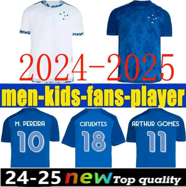24-25 Cruzeiro WILLIAM Mens Soccer Jerseys MACHADO W.RIBEIRO M.VITAL 24 25 Home Away 3rd Special editions Football Shirts Aldult short sleev