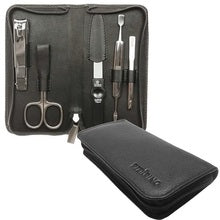 Pfeilring solingen Coffret de manucure 5 pièces en cuir véritable noir