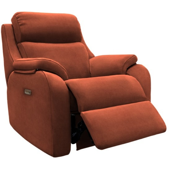 G Plan Kingsbury Recliner Chair - Fabric Grade A - Electric