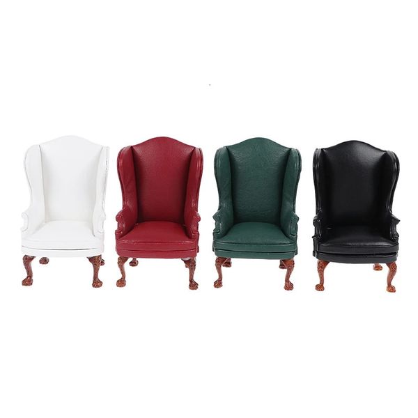 Doll House Accessories 1 12 Dollhouse Mini Furniture Miniature Rement Doll Accessories Leather Sofa With Pedal 1 12 Dollhouse Toys Decoratio
