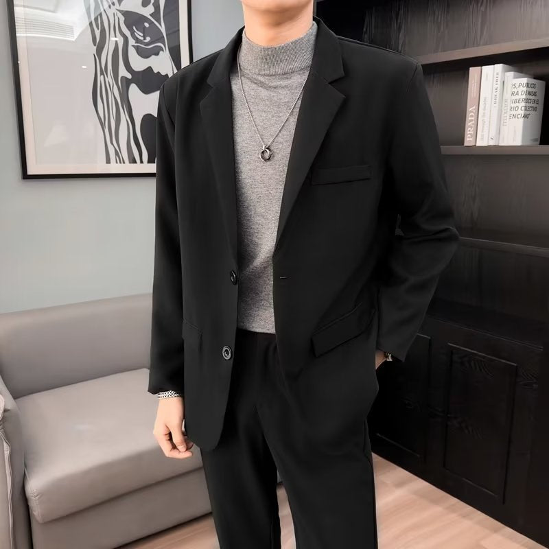 3220 Elegant Men&#039;s Full Set Suits - Classic Tailored Wedding Attire & Performace Outfit