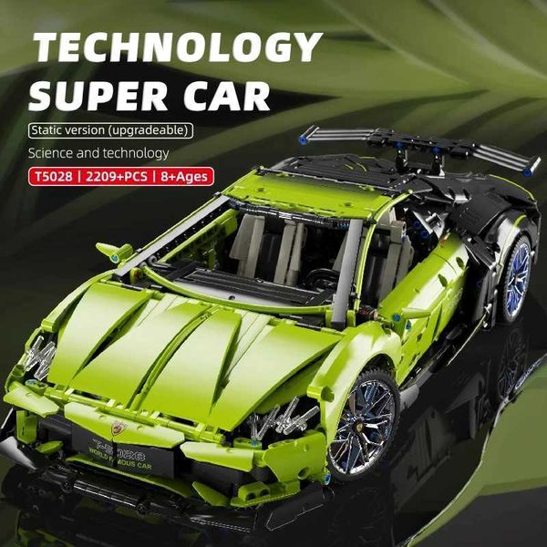 Blocks Champion Racing Sports Car Building Blocks City Mechanical Speed Vehicle Supercar Model Bricks s DIY Puzzle Toys Adult Gifts S2412202