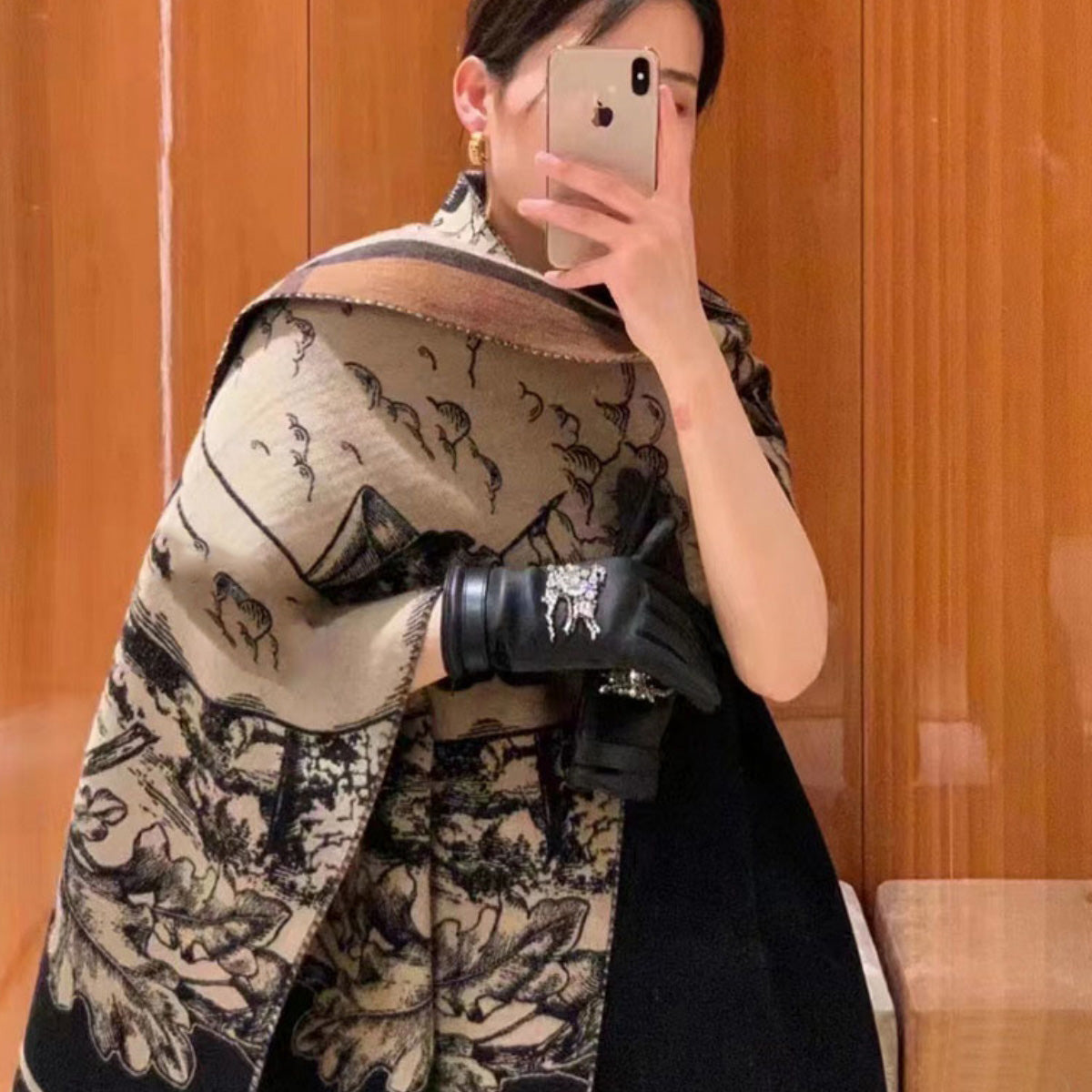 Winter Plaid Wool Scarf Designer Long Shawl Women Cashmere Scarfs Tassels Scarves for Mens Soft Touch Warm Wraps with Tags Luxury Beanie Accessories