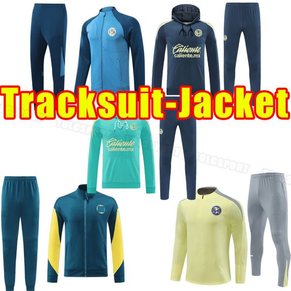 Long Sleeve 2024 25 training Club America Soccer tracksuit R.MARTINEZ HENRY Football Shirt 24 25 G.OCHOA F.VINAS AQUINO J.DOS SANTOS D.VALDE