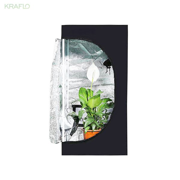 Factory price 50x50x100cm small hydroponic greenhouse flower indoor planting grow tent