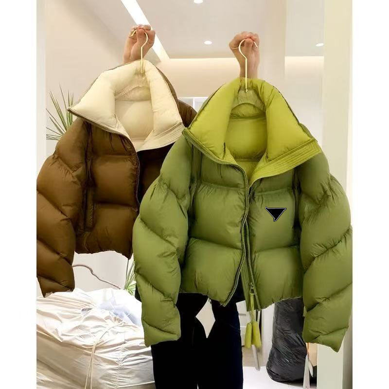 Designer Jackets Women Jacket Woman Winter Jacket Coat Fashion With Classic Letter Large Pocket Jackets Designer Warm Short Cotton Jacket Womens Puf