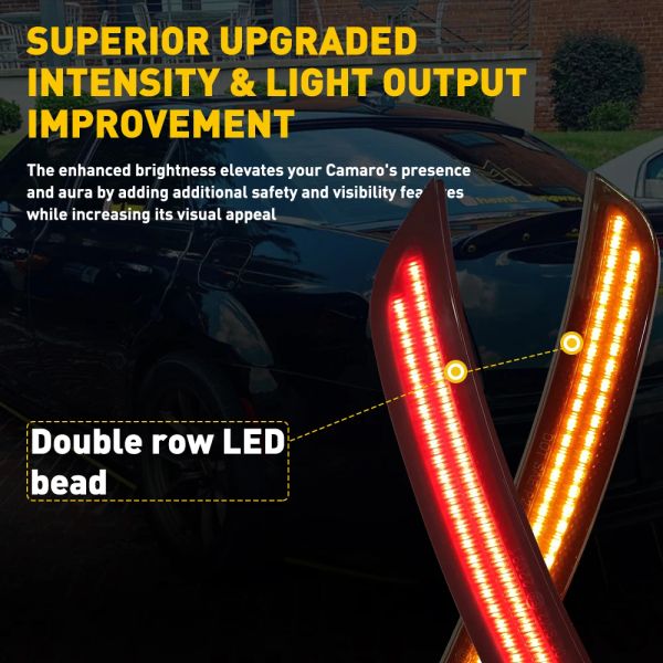 OXILAM For Chrysler 300 2015 2016 2017 2018 2019 2020 2021 4x LED Fender Light Side Marker Bulb For Chrysler Side Indicator Lamp