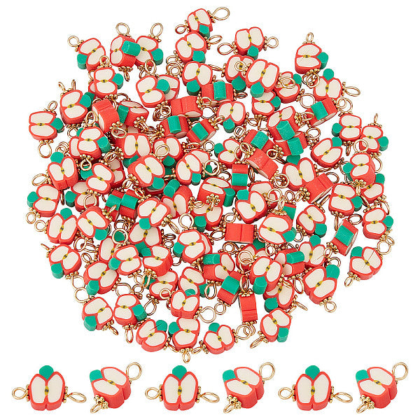 100 ciondolo con connettore in pasta polimerica