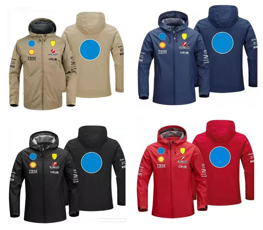 F12025 Formula 1 Racing Hoodie with F1 Logo Waterproof Jacket